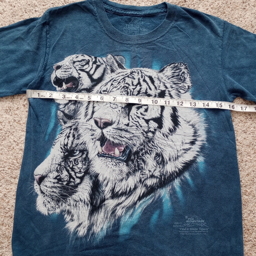 The Mountain White Tiger Kids Shirt - Picture 3 of 6